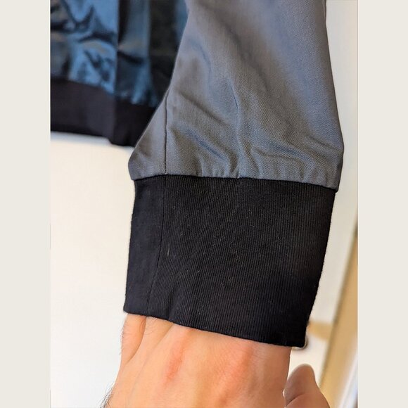 PAUL SMITH - Satin zipped crewneck sweater - Sz S - Picture 6 of 8